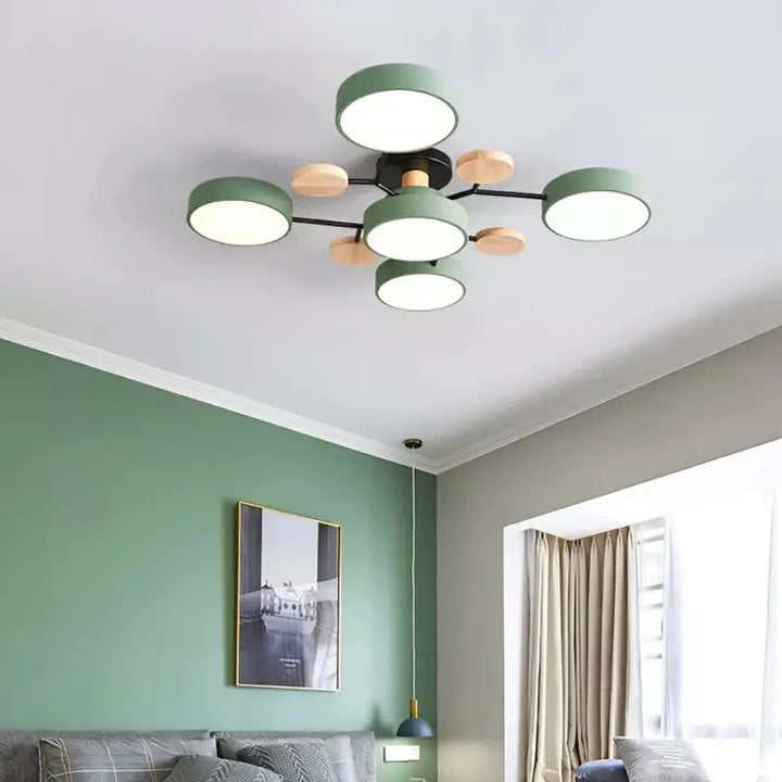 Orbitra Multi Head Circular Living Room Ceiling Light