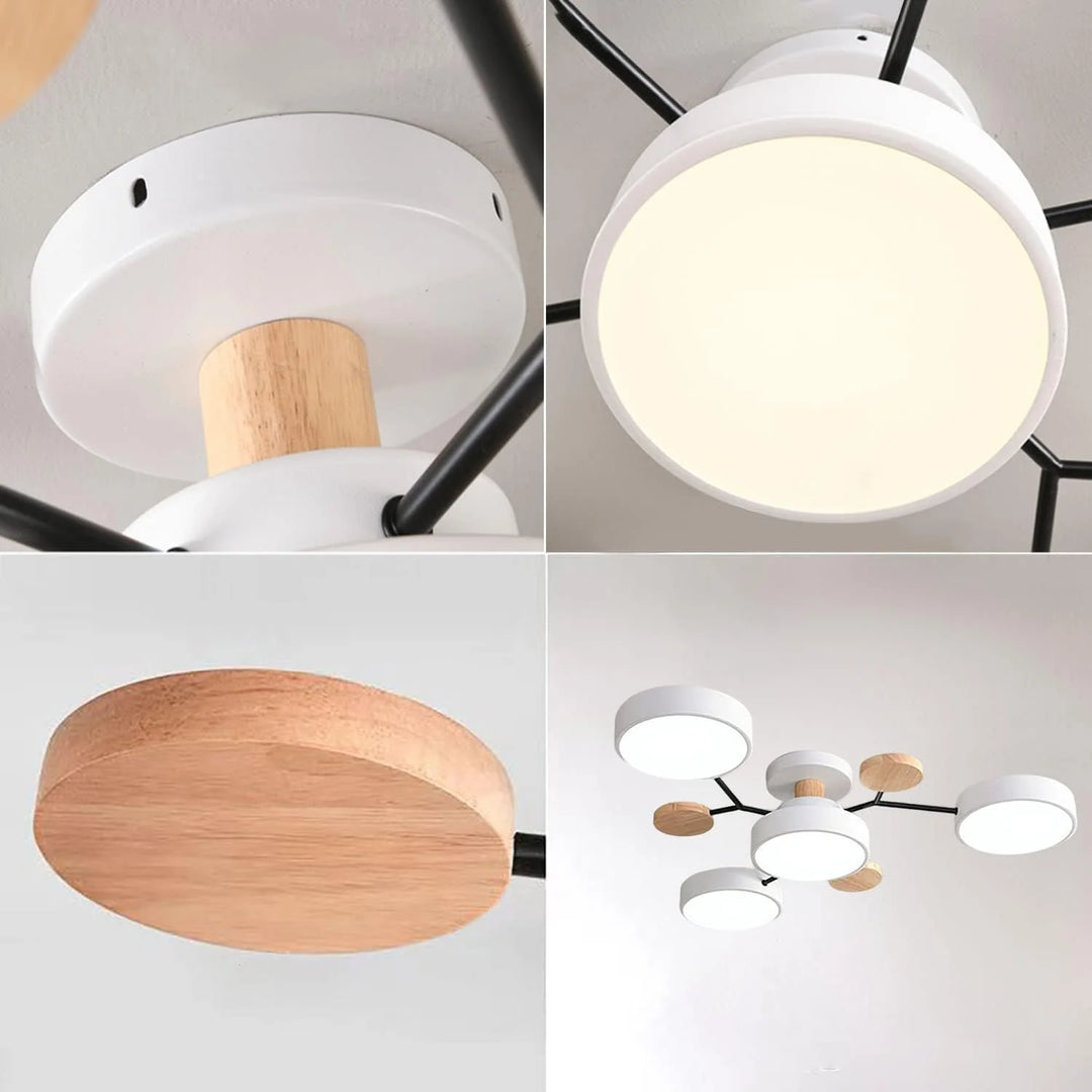 Orbitra Multi Head Circular Living Room Ceiling Light