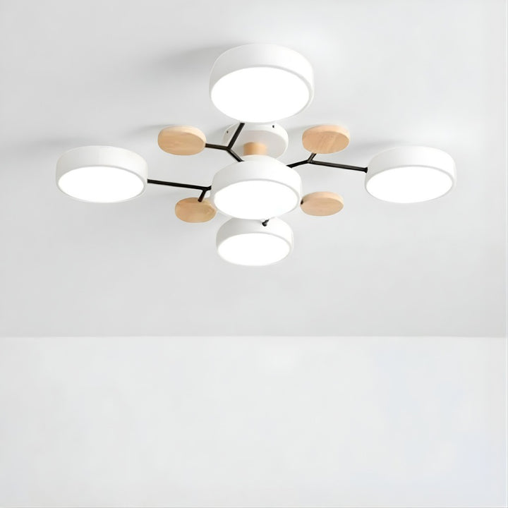 Orbitra Multi Head Circular Living Room Ceiling Light