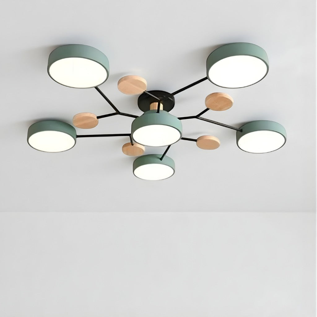 Orbitra Multi Head Circular Living Room Ceiling Light