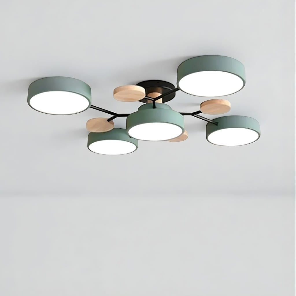 Orbitra Multi Head Circular Living Room Ceiling Light Boldenn