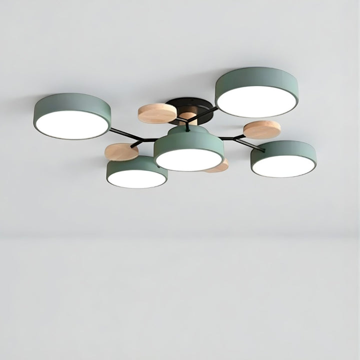 Orbitra Multi Head Circular Living Room Ceiling Light