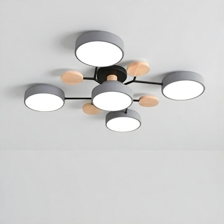 Orbitra Multi Head Circular Living Room Ceiling Light