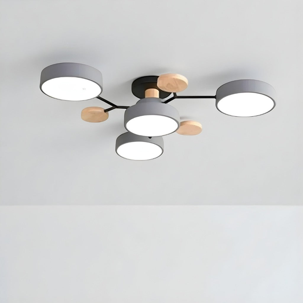 Orbitra Multi Head Circular Living Room Ceiling Light
