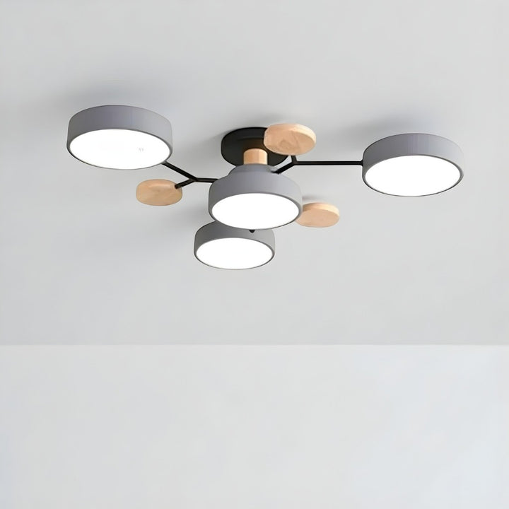 Orbitra Multi Head Circular Living Room Ceiling Light
