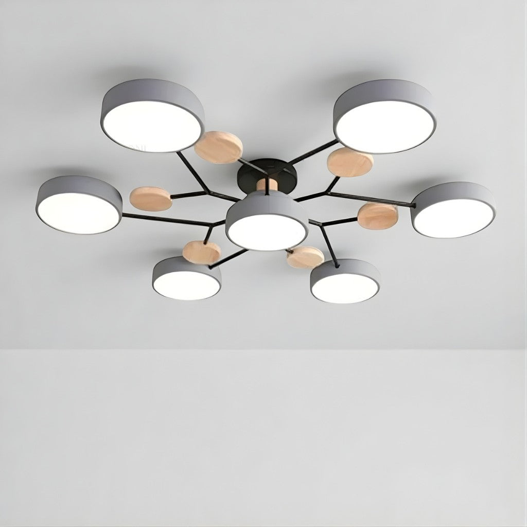 Orbitra Multi Head Circular Living Room Ceiling Light