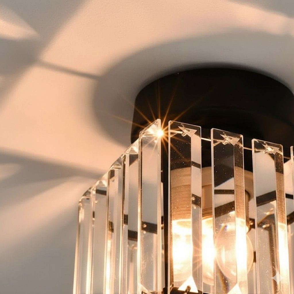 Modern Flush Mount Shade Ceiling Light Boldenn