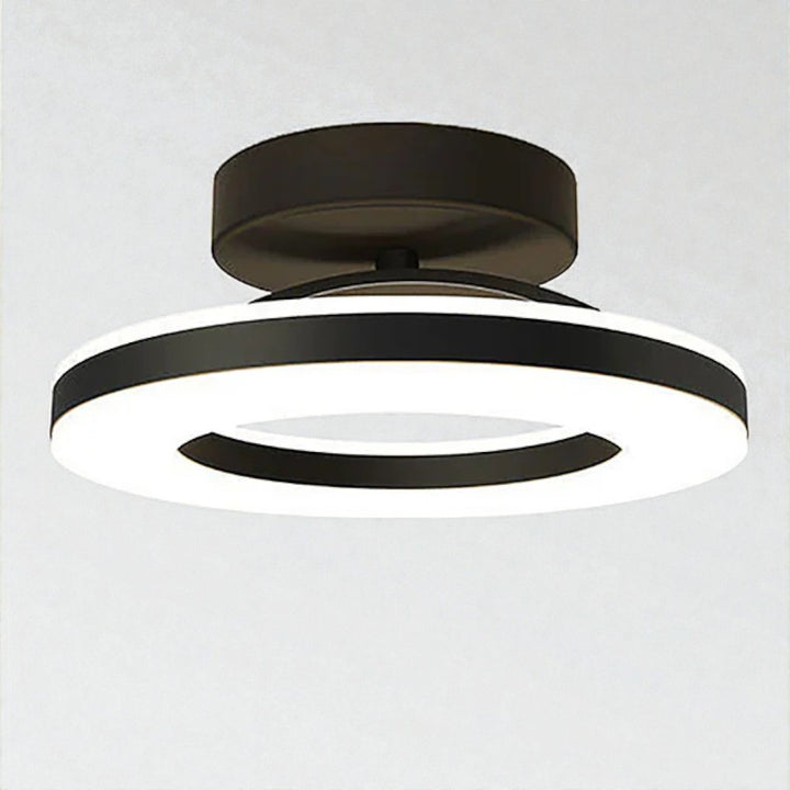 Floating Halo Semi Flush Mount Ceiling Light