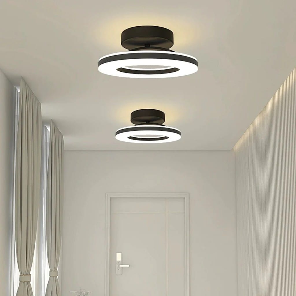 Floating Halo Semi Flush Mount Ceiling Light Boldenn