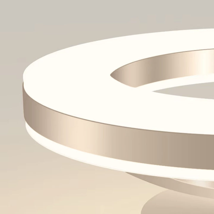 Floating Halo Semi Flush Mount Ceiling Light