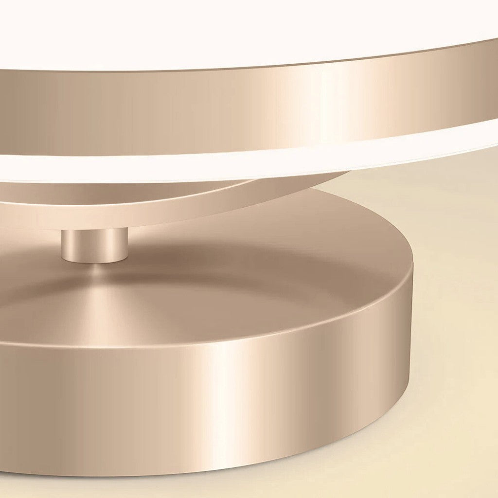 Floating Halo Semi Flush Mount Ceiling Light