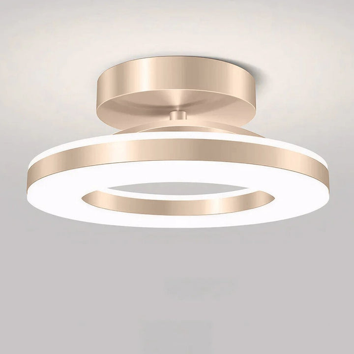 Floating Halo Semi Flush Mount Ceiling Light