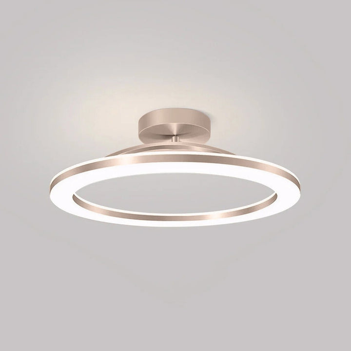 Floating Halo Semi Flush Mount Ceiling Light