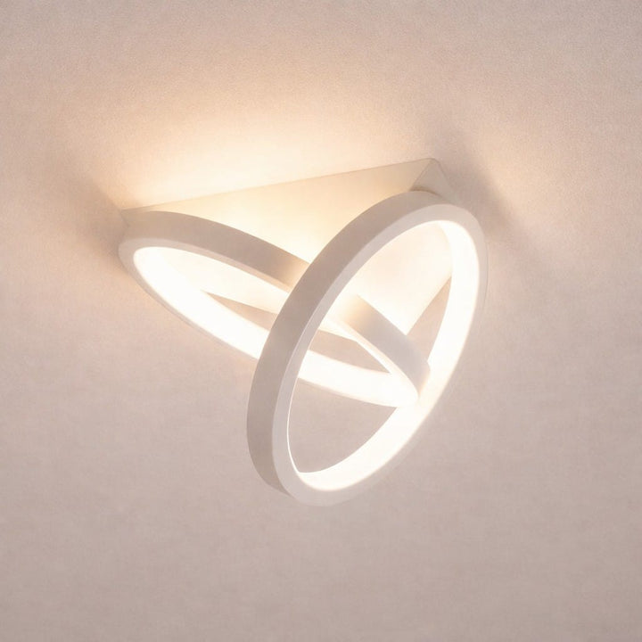 Modern LED Double Ring Flush Mount Ceiling Lamp Boldenn