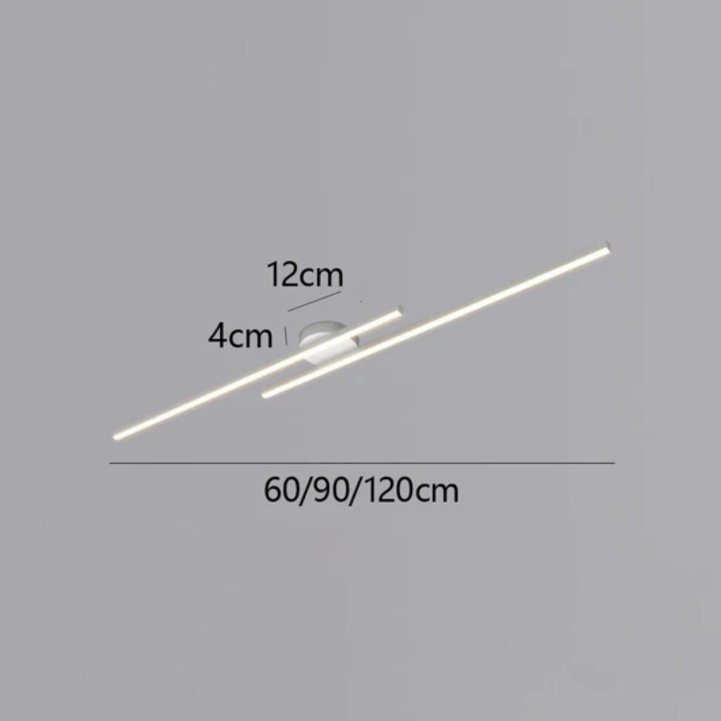 Modern Long Line Ceiling Light Fixture Flush Mount Boldenn