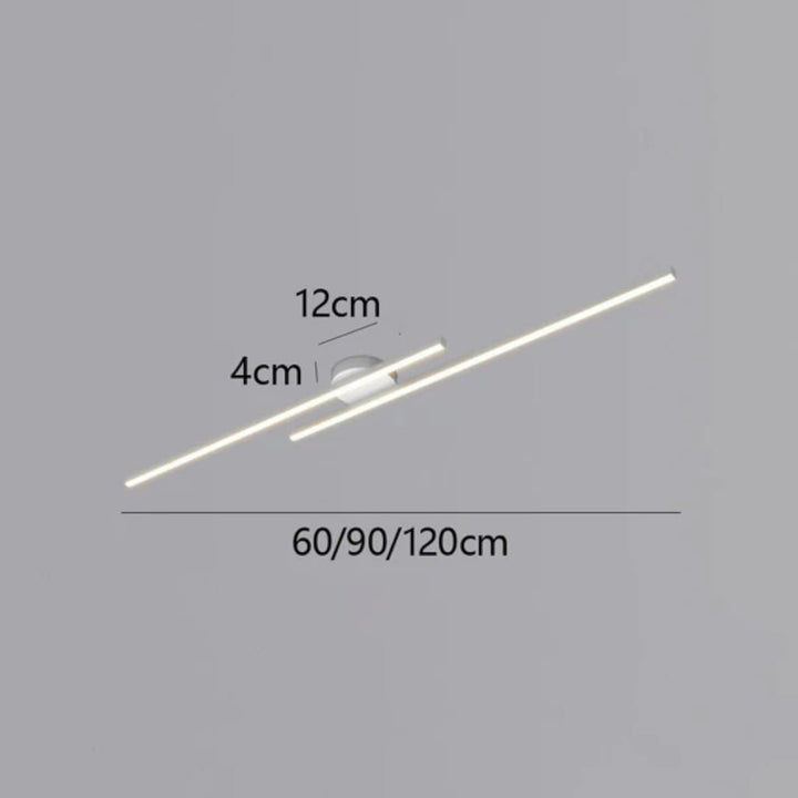 Modern Long Line Ceiling Light Fixture Flush Mount Boldenn