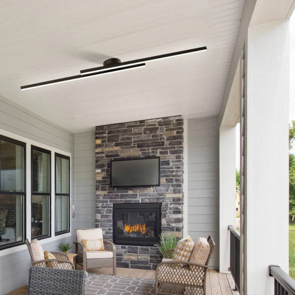 Modern Long Line Ceiling Light Fixture Flush Mount