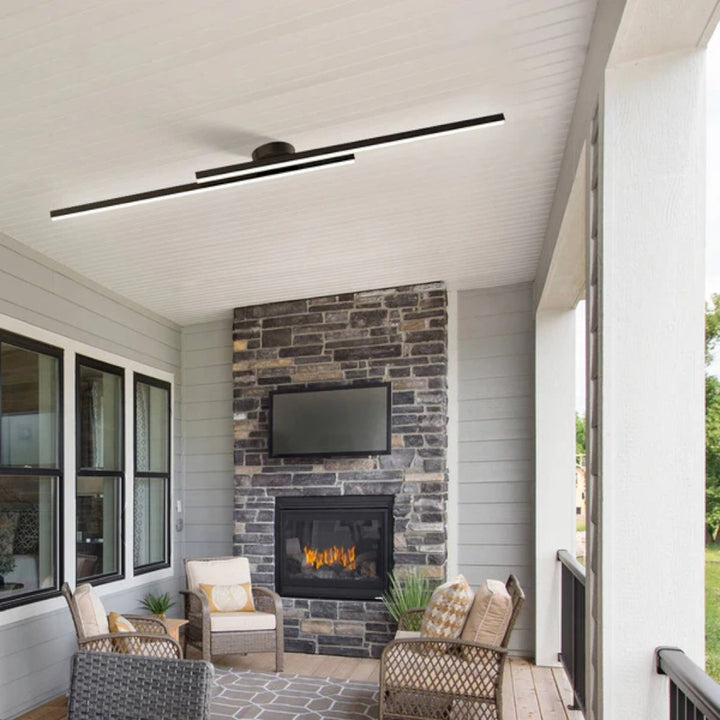 Modern Long Line Ceiling Light Fixture Flush Mount