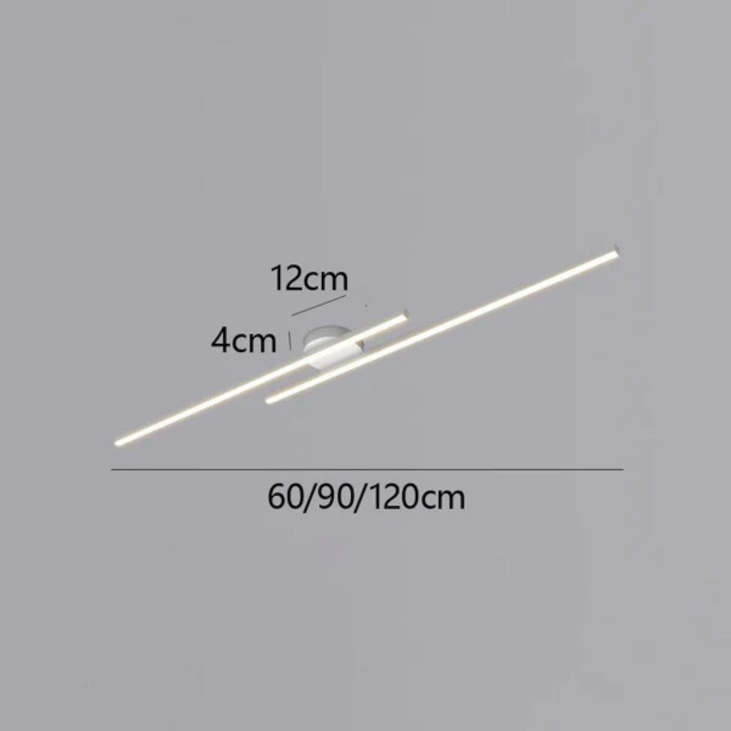 Modern Long Line Ceiling Light Fixture Flush Mount