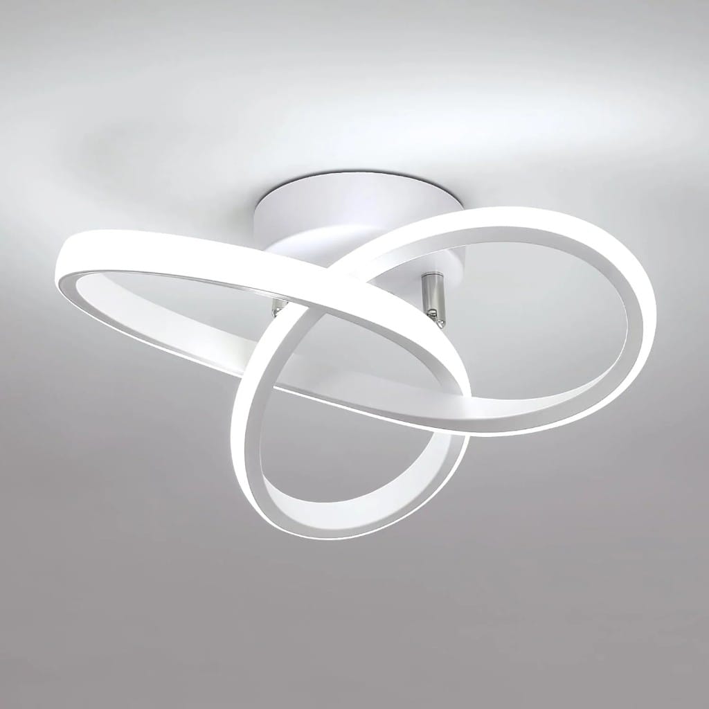 Modern Spiral Semi Flush Mount Ceiling Light Boldenn