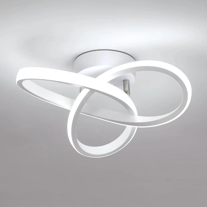 Modern Spiral Semi Flush Mount Ceiling Light Boldenn