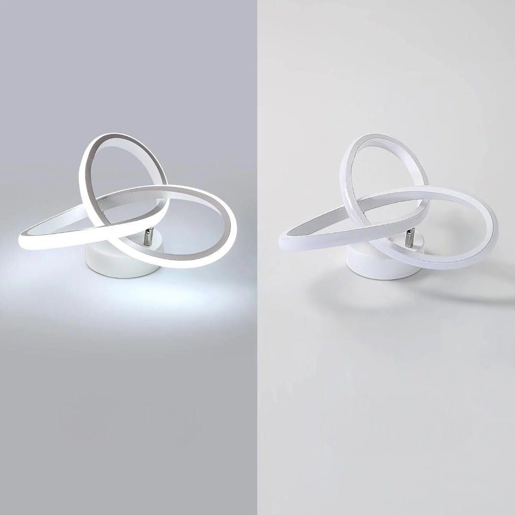 Modern Spiral Semi Flush Mount Ceiling Light Boldenn