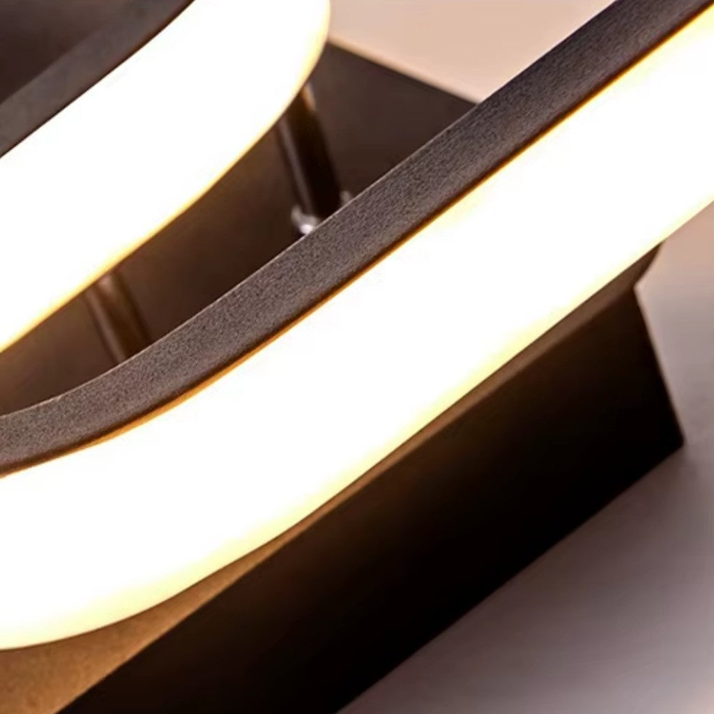 Modern Square LED Semi Flush Mount Ceiling Light