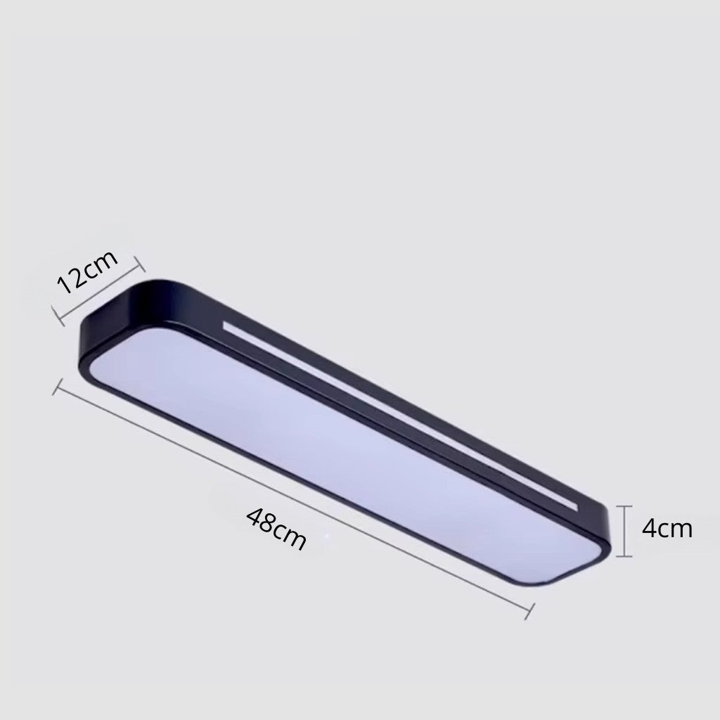 Modern Long Strip Flush Mount Ceiling Light Fixture
