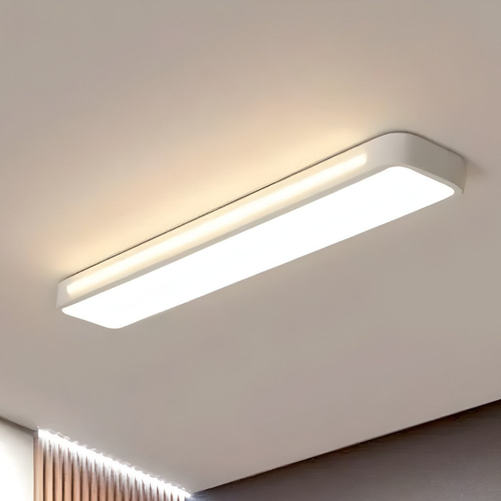 Modern Long Strip Flush Mount Ceiling Light Fixture