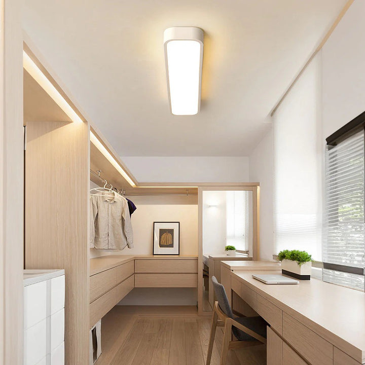 Modern Long Strip Flush Mount Ceiling Light Fixture