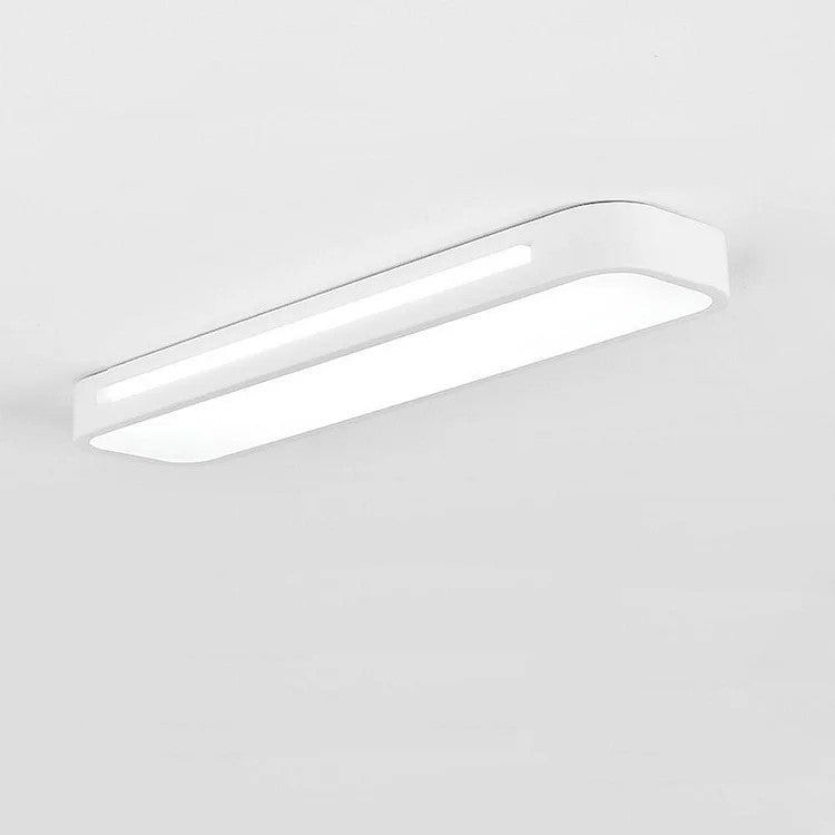 Modern Long Strip Flush Mount Ceiling Light Fixture