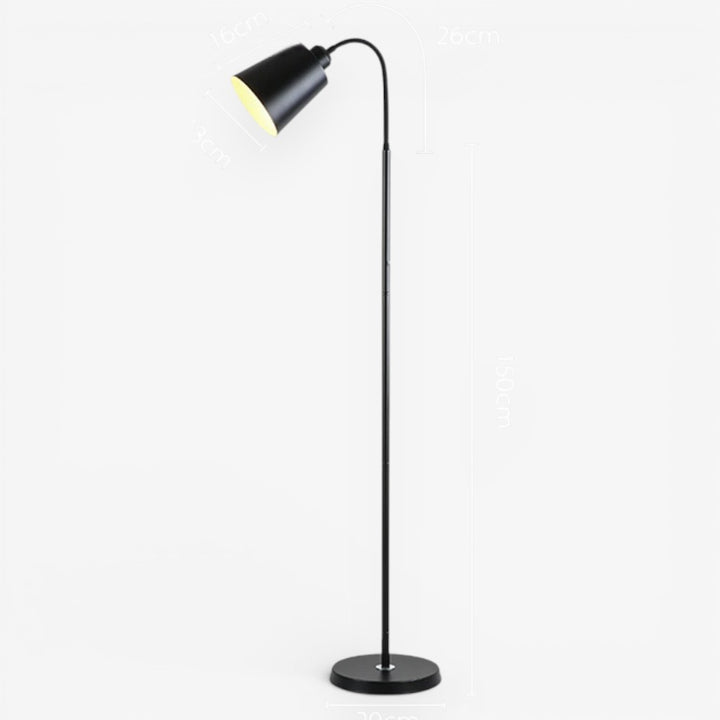 Nordic Adjustable Gooseneck Floor Lamp