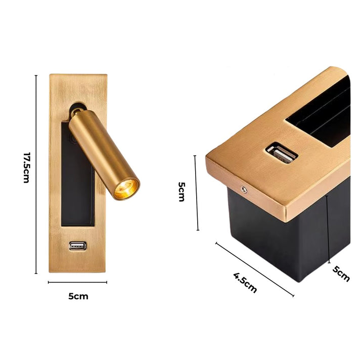 Nordic Adjustable LED Bedside Wall Lamp