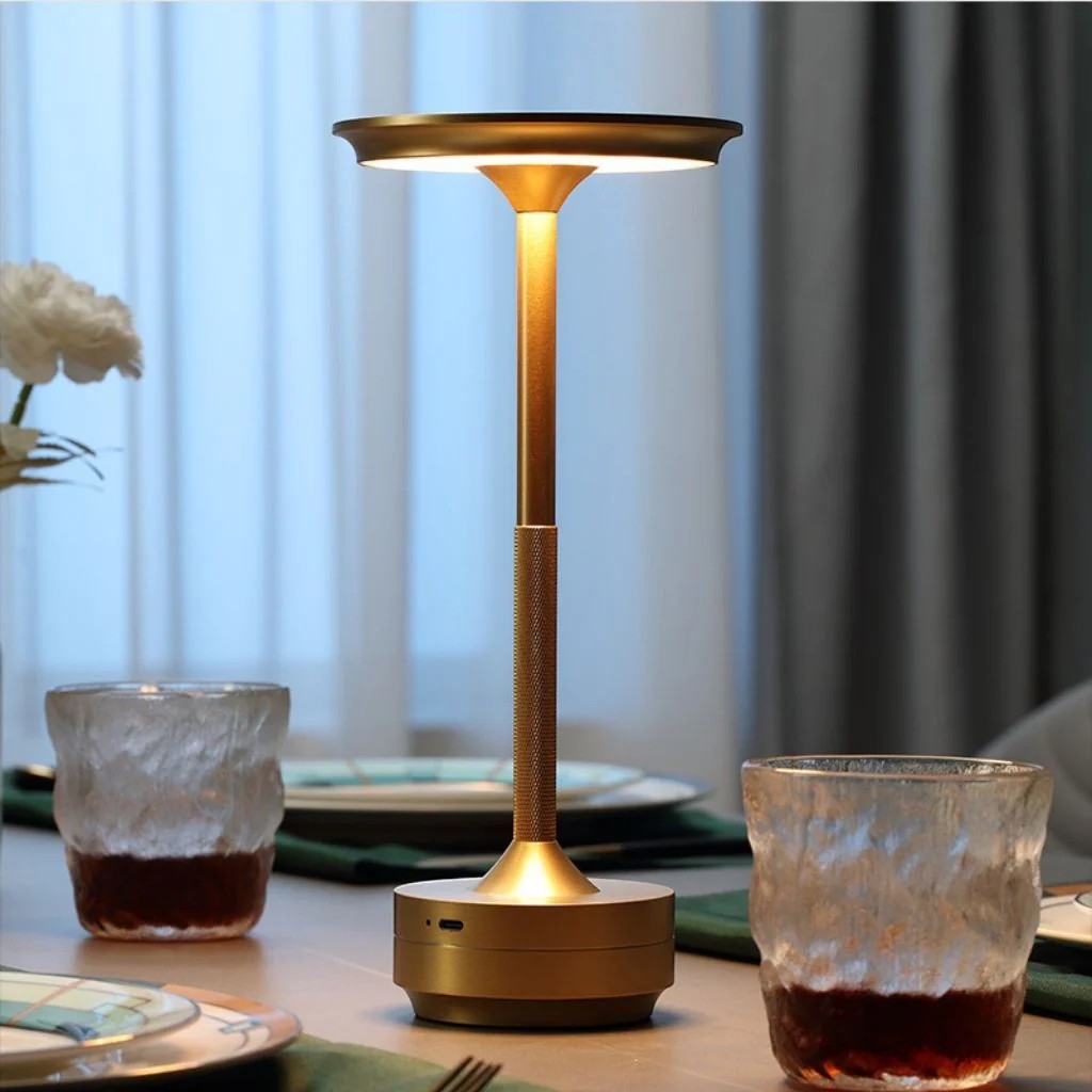 Nordic Cordless Battery Table Lamp with Dimmable Touch