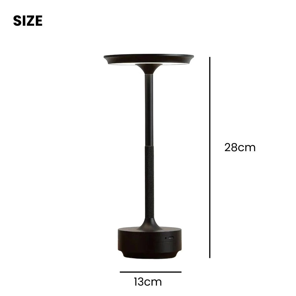Nordic Cordless Battery Table Lamp with Dimmable Touch