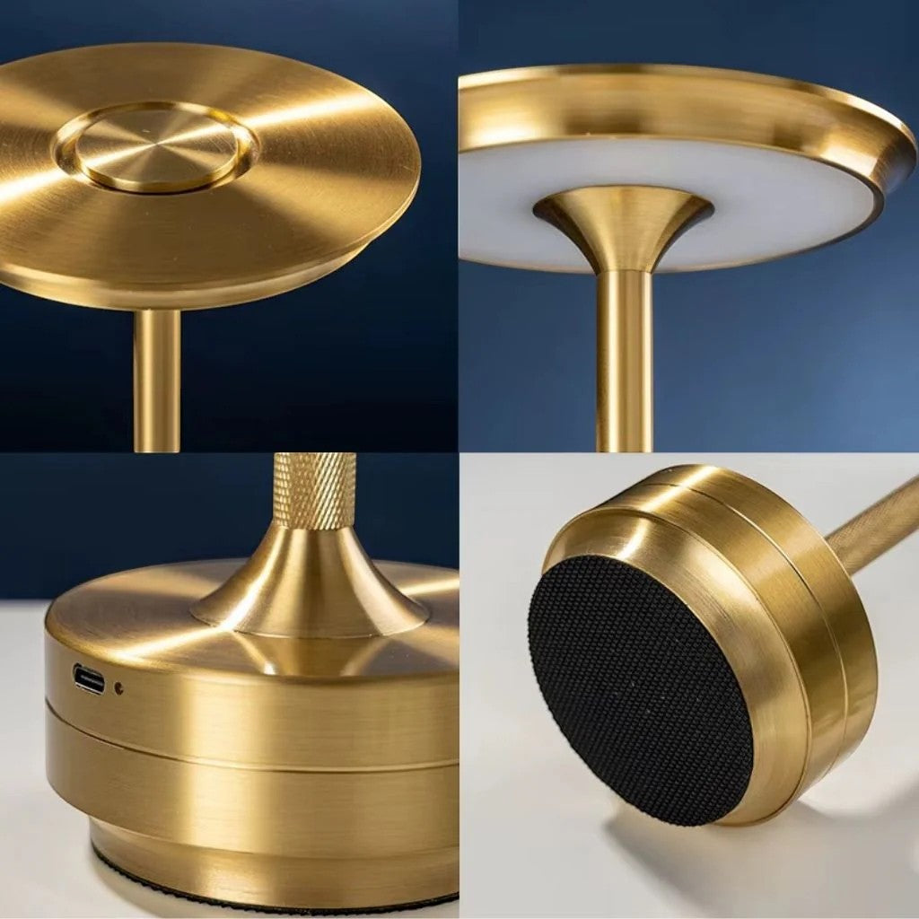 Nordic Cordless Battery Table Lamp with Dimmable Touch