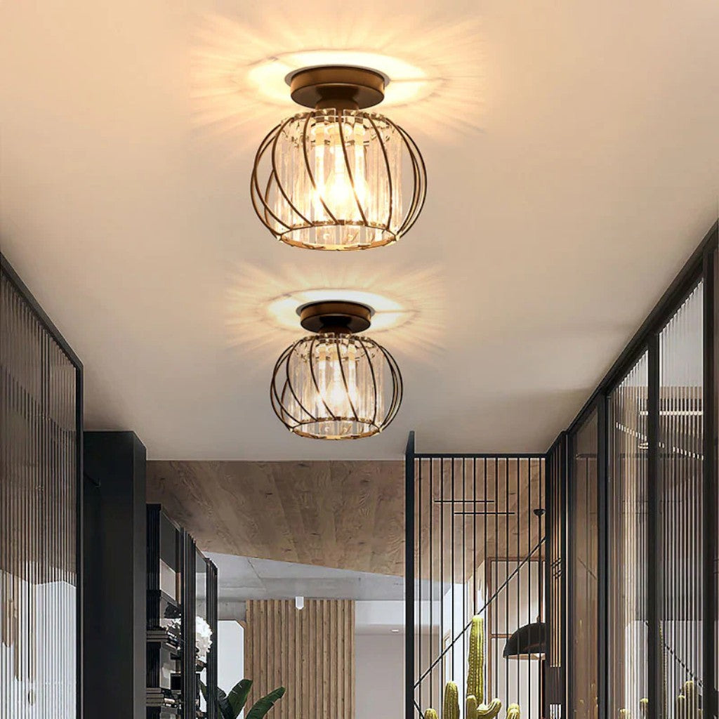 Nordic Glass Hallway Ceiling Light