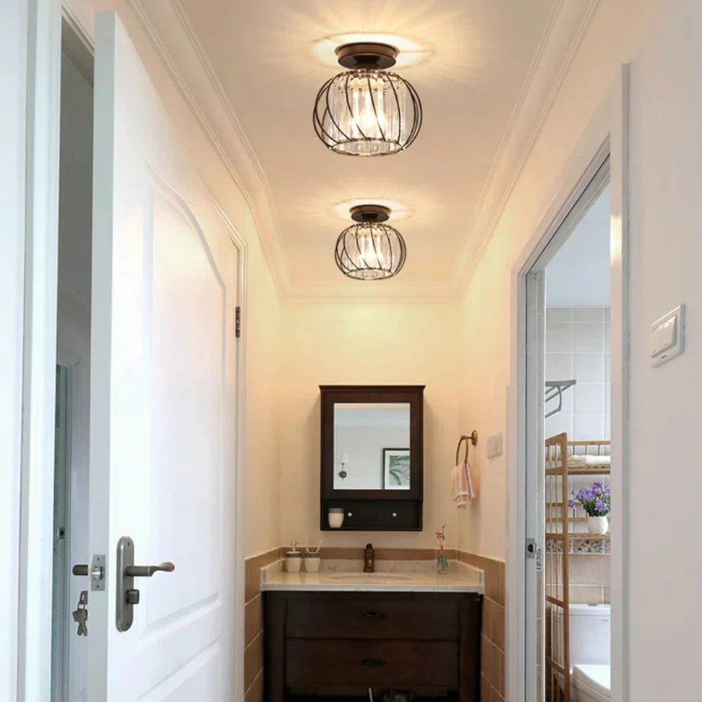 Nordic Glass Hallway Ceiling Light