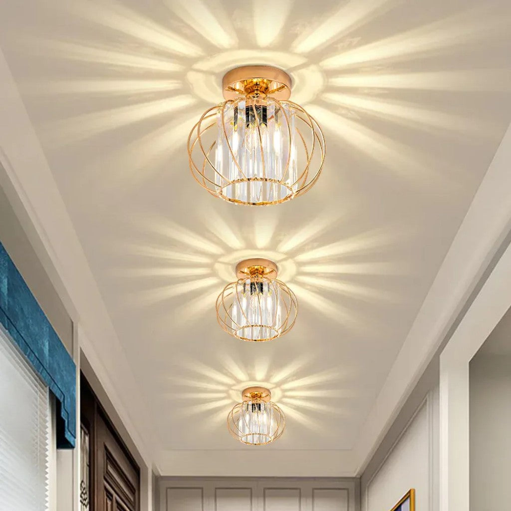 Nordic Glass Hallway Ceiling Light