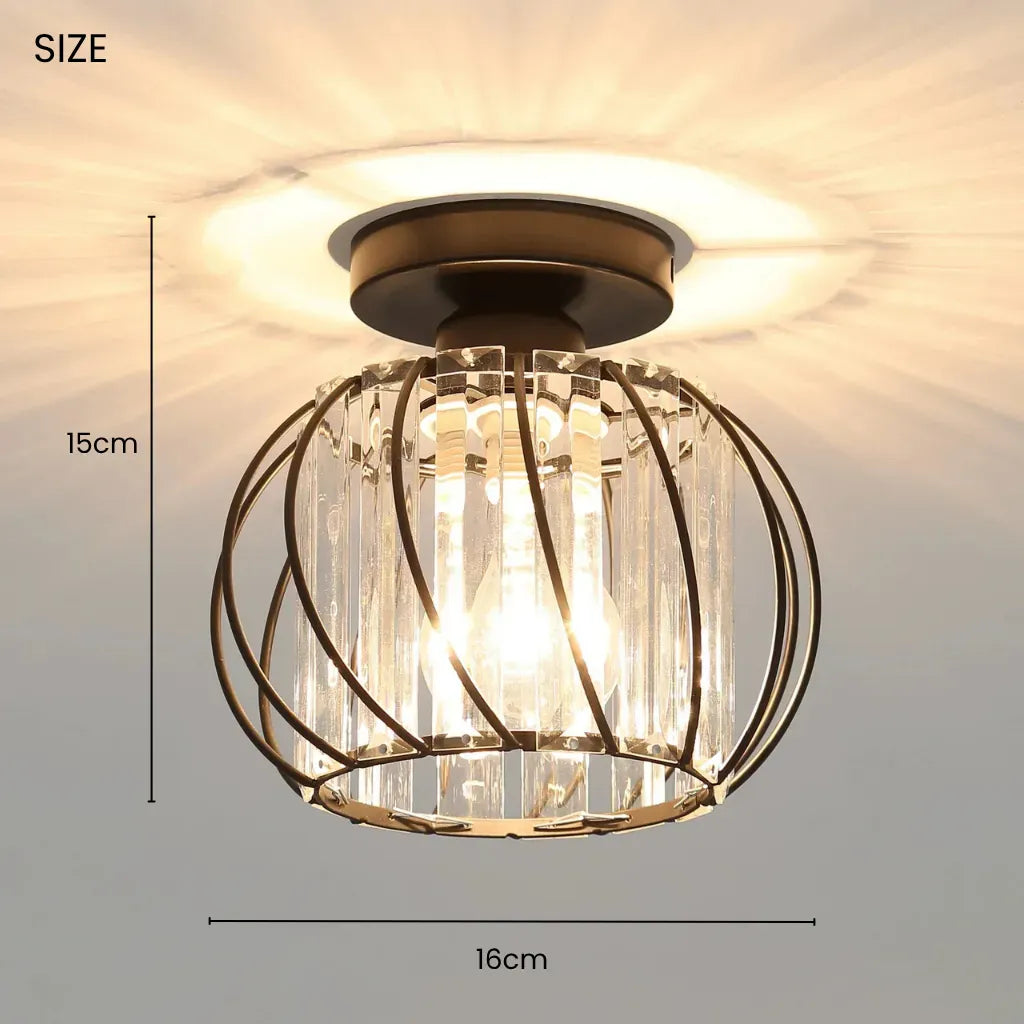 Nordic Glass Hallway Ceiling Light Boldenn
