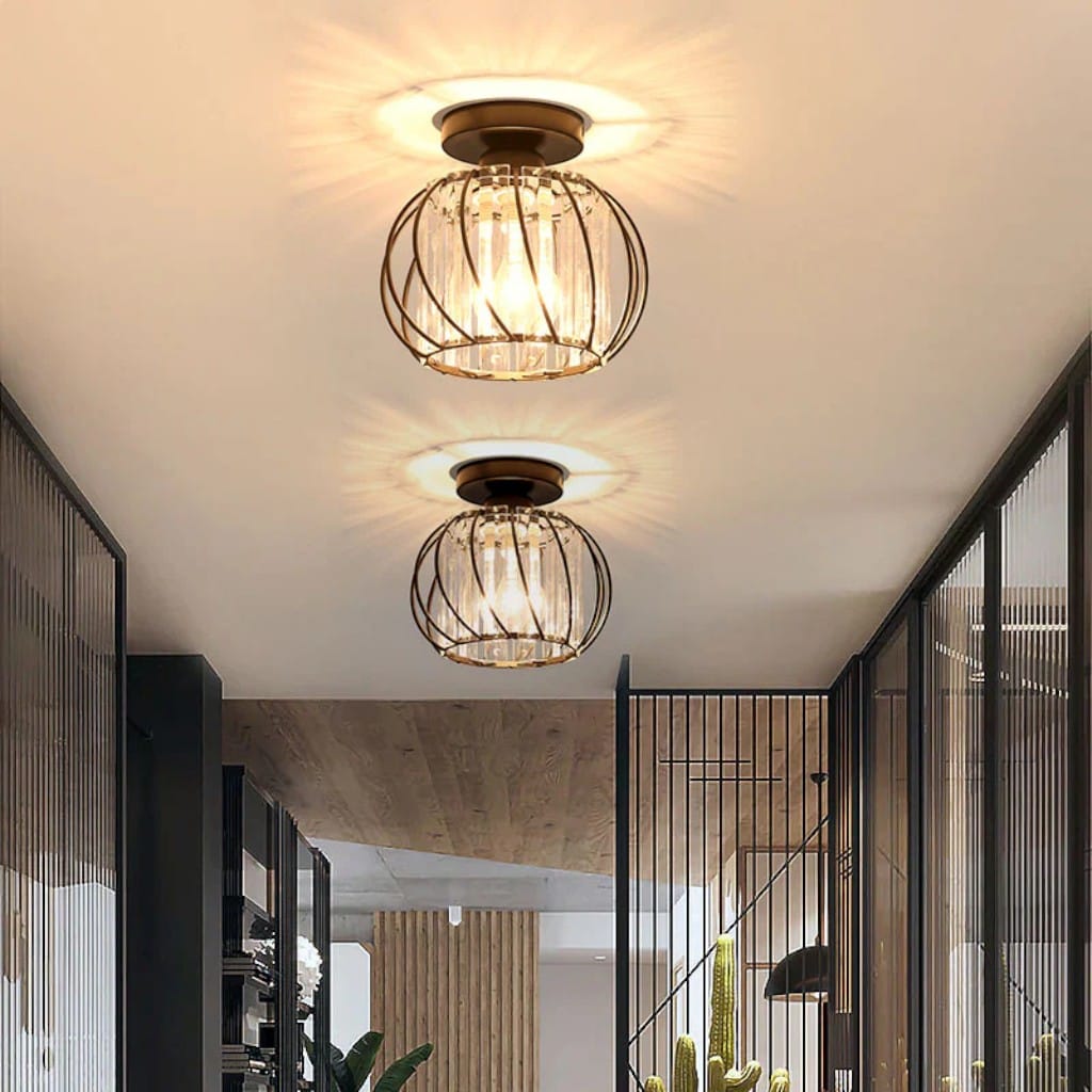 Nordic Glass Hallway Ceiling Light Boldenn