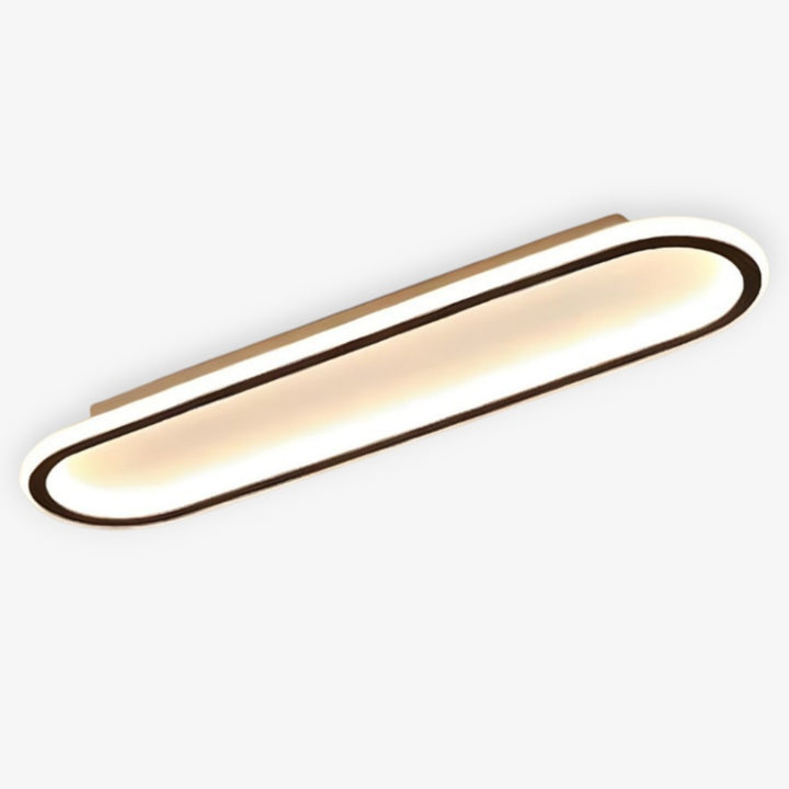 Modern Long Oval LED Flush Mount Ceiling Light