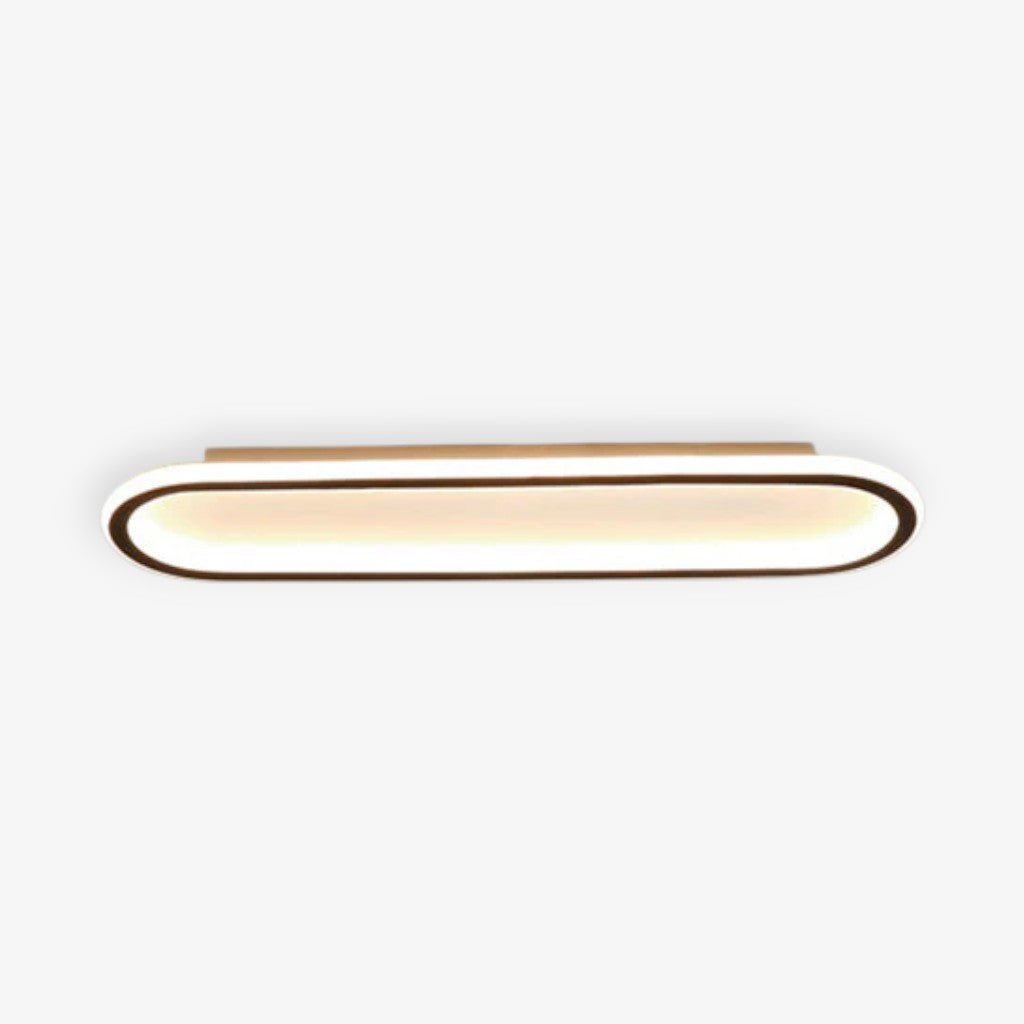 Modern Long Oval LED Flush Mount Ceiling Light