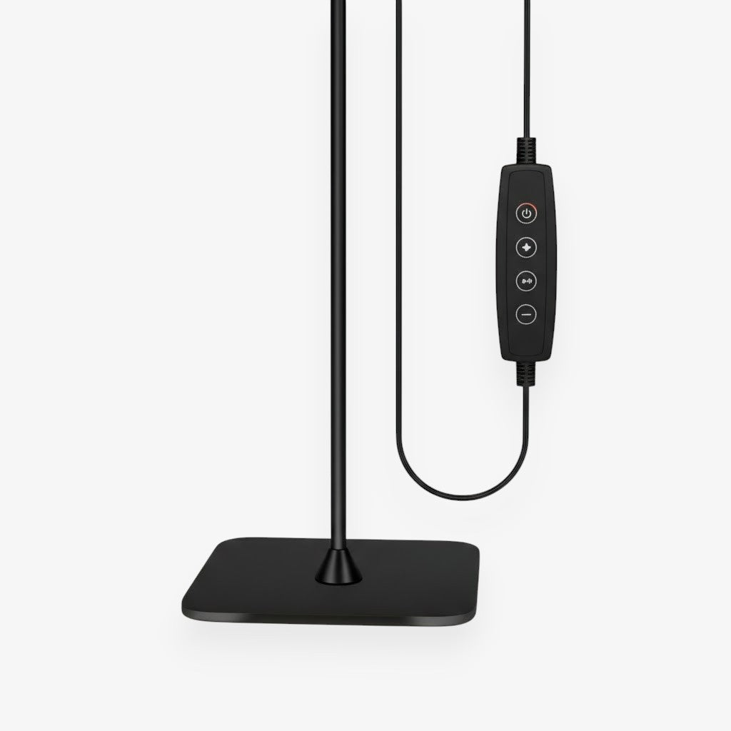 Dimmable Gooseneck Floor Lamp with Adjustable Height