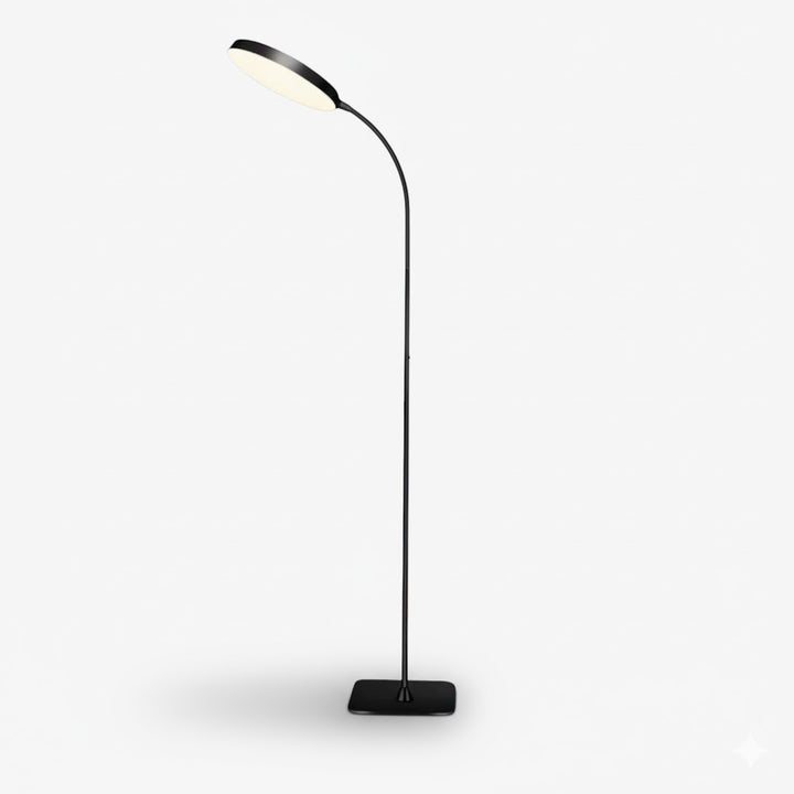 Dimmable Gooseneck Floor Lamp with Adjustable Height