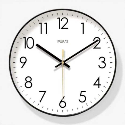 Nordic Minimalist Silent Wall Clock – Quartz Movement Boldenn