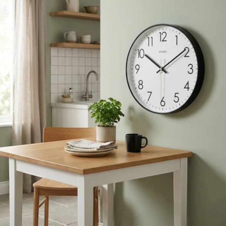Nordic Minimalist Silent Wall Clock – Quartz Movement Boldenn