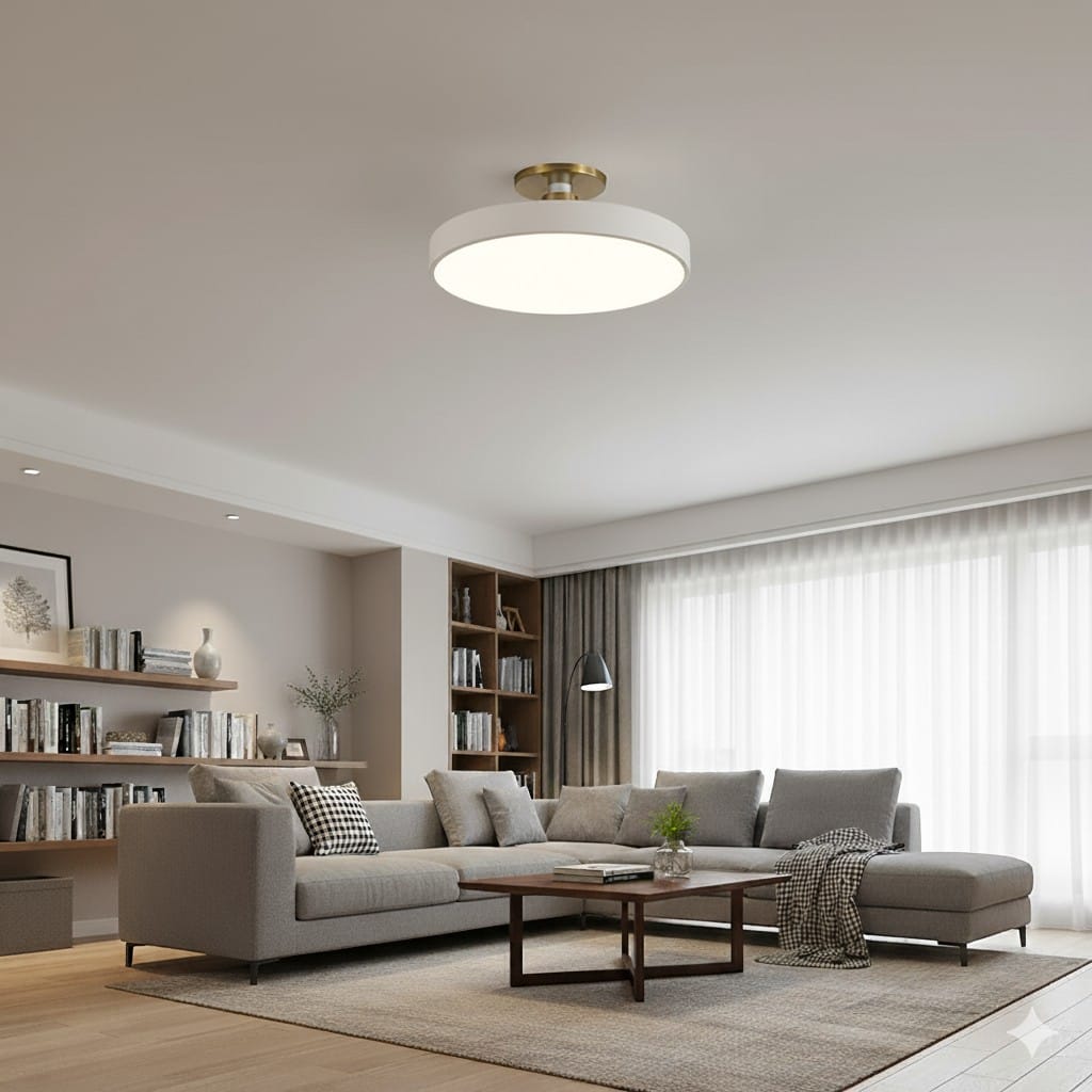 Nordic Round Ceiling Light Fixture Flush Mount Boldenn