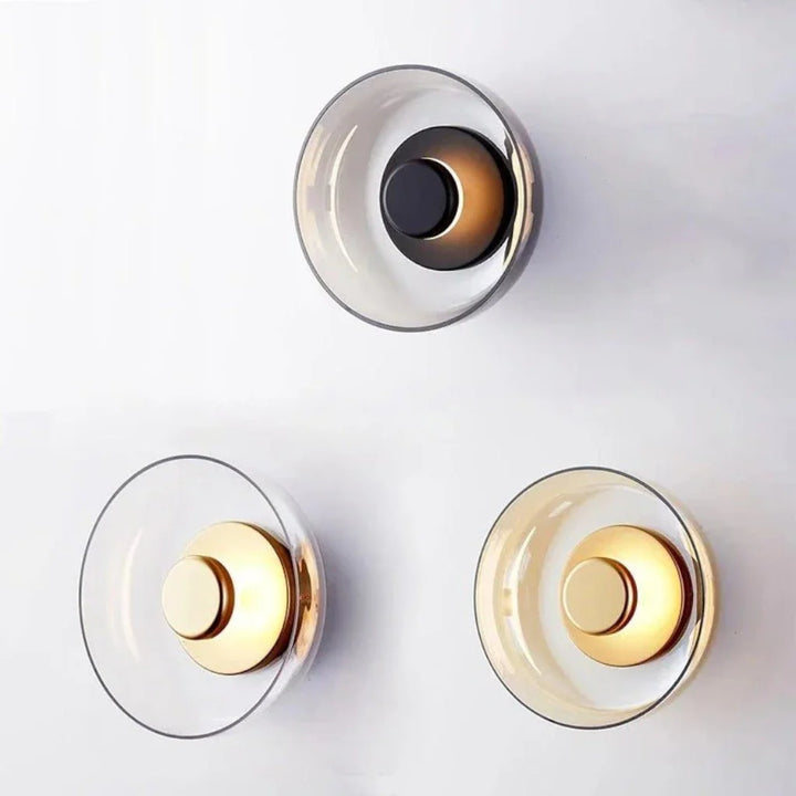 Nordic Round Glass Wall Lamp