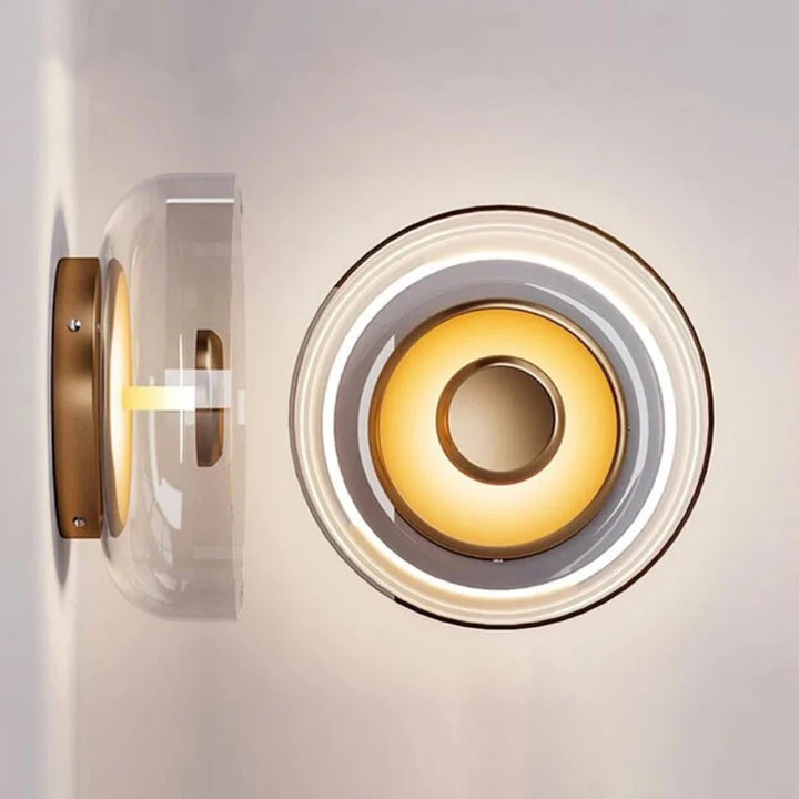 Nordic Round Glass Wall Lamp